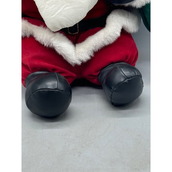 Christmas Santa Plush Stuffed Animal About 13" By Main Joy Used READ - Picture 3 of 10